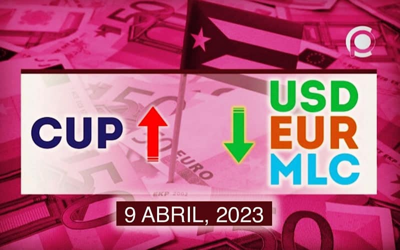 COTIZACIÓN: Dólar-Euro-MLC en Cuba hoy 9 de abril en el mercado informal de divisas