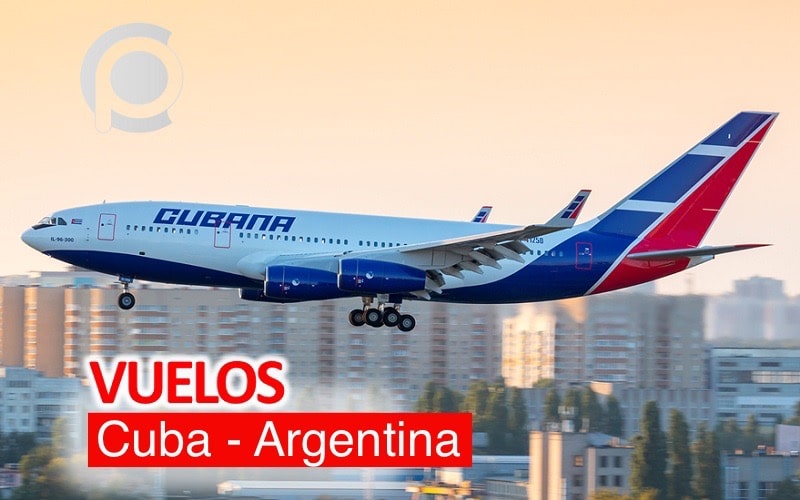 Cubana de Aviación anuncia reactivación de vuelos entre Argentina y Cuba