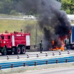 incendió camión