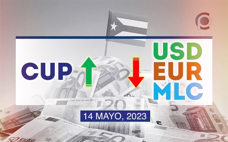 COTIZACIÓN Dólar-Euro-MLC en Cuba hoy 14 de mayo en el mercado informal de divisas