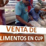 Nueva venta en CUP alimentos y aseo para junio