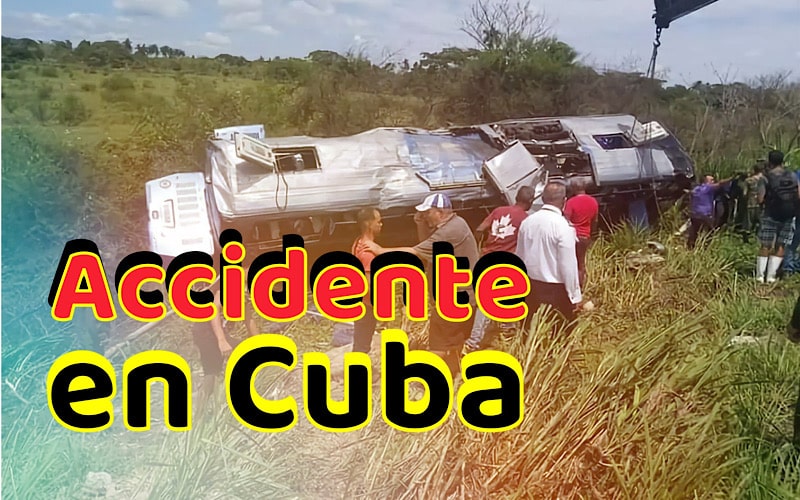 Accidente de tránsito en Cuba en la autopista Habana-Melena