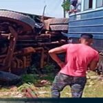 choque camión accidente