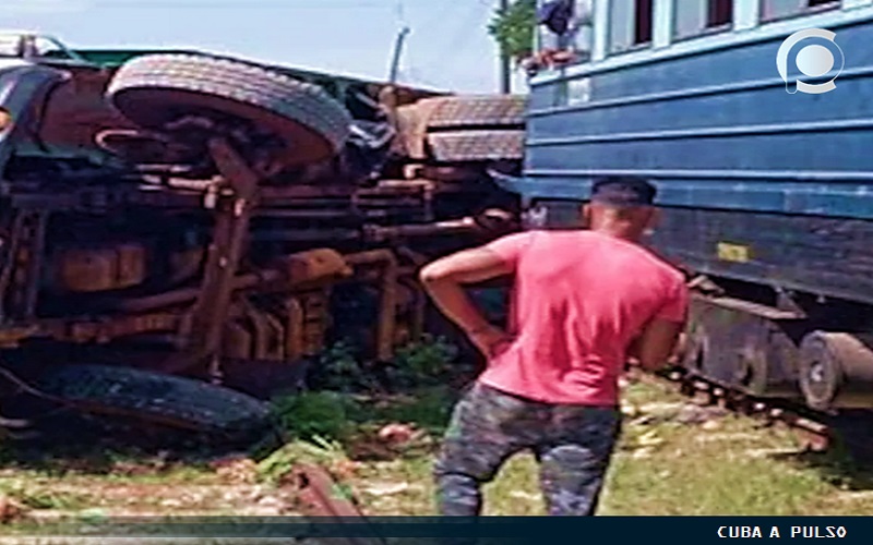 choque camión accidente