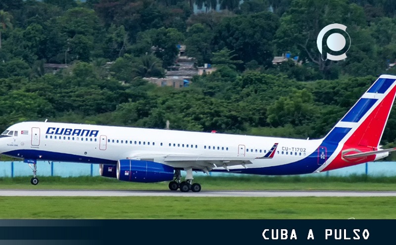 Nueva adición a la flota aérea cubana Regresa avión reparado en Rusia