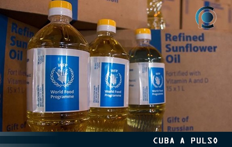 Donativo Ruso llega con toneladas de aceite a Cuba