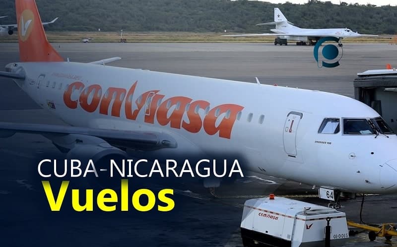 Conexiones aéreas entre Cuba y Nicaragua en octubre