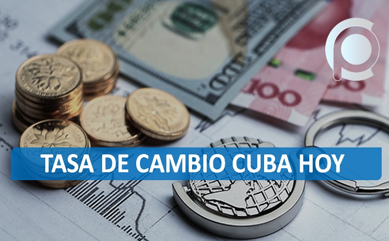 Tasa de cambio oficial en Cuba este lunes