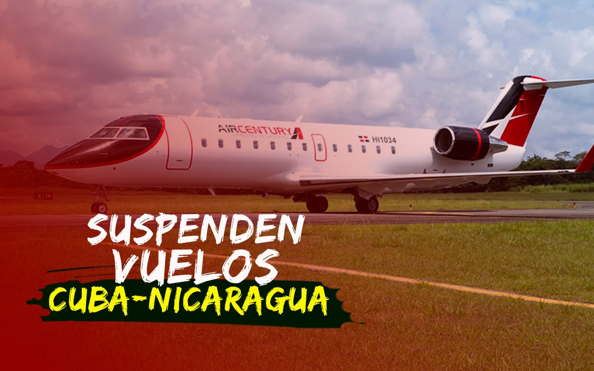 Aerolínea Air Century suspende vuelos desde Cuba a Nicaragua