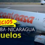 Cancelaciones y aumento de precios de los vuelos entre Cuba y Nicaragua