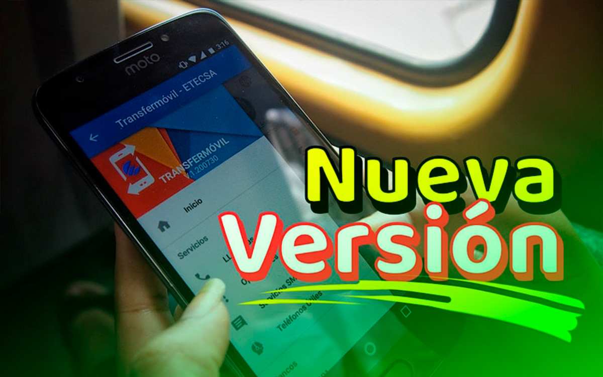 Nueva versión de Transfermóvil 1.231109 disponible con novedades y mejoras