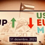 Dólar-Euro-MLC en Cuba hoy 31 de diciembre de 2023 en el mercado informal de divisas