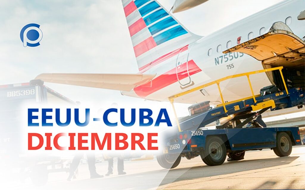 Calendario de vuelos Estados Unidos y Cuba en diciembre de 2023