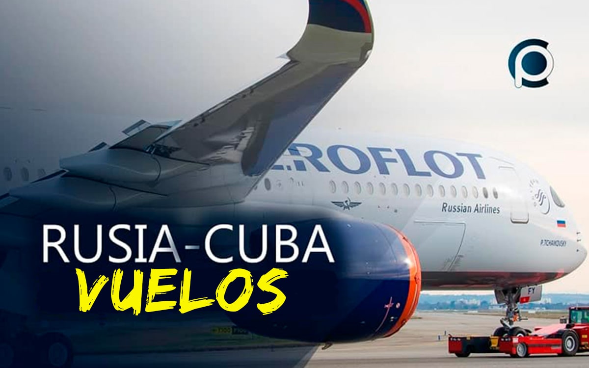 Más vuelos entre Rusia y Cuba a partir de diciembre