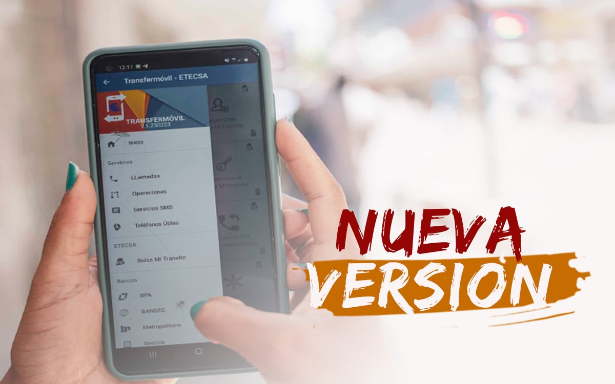 Nueva versión de Transfermóvil V1.231201