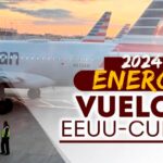 Vuelos comerciales entre Estados Unidos y Cuba en enero de 2024