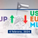 Dólar-Euro-MLC en Cuba hoy 4 de febrero de 2024 en el mercado informal de divisas