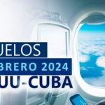 Vuelos comerciales entre Estados Unidos y Cuba en febrero de 2024