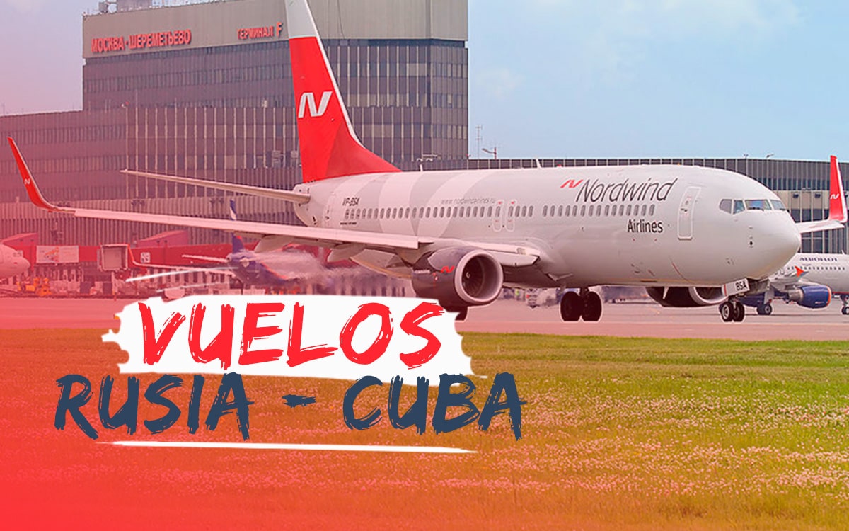 Vuelos entre Cuba y Rusia en febrero de 2024