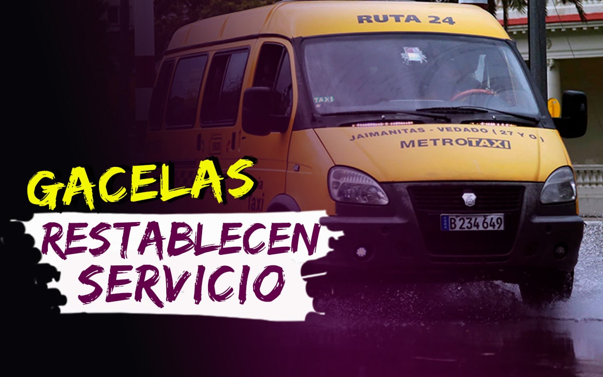 Restablecen servicio de Gacelas en La Habana