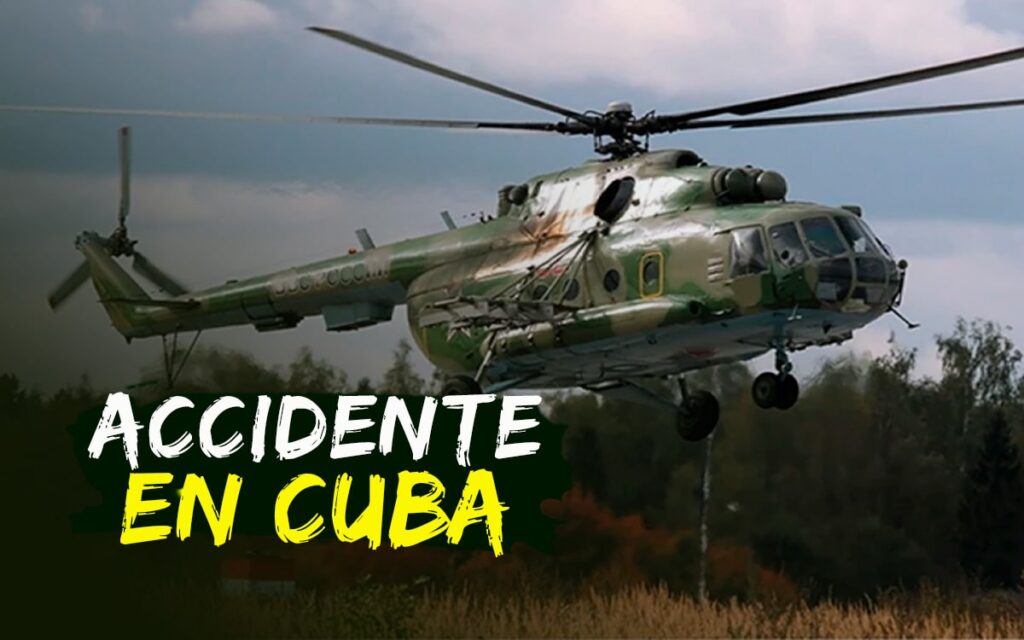 Accidente de helicóptero en Santiago de Cuba