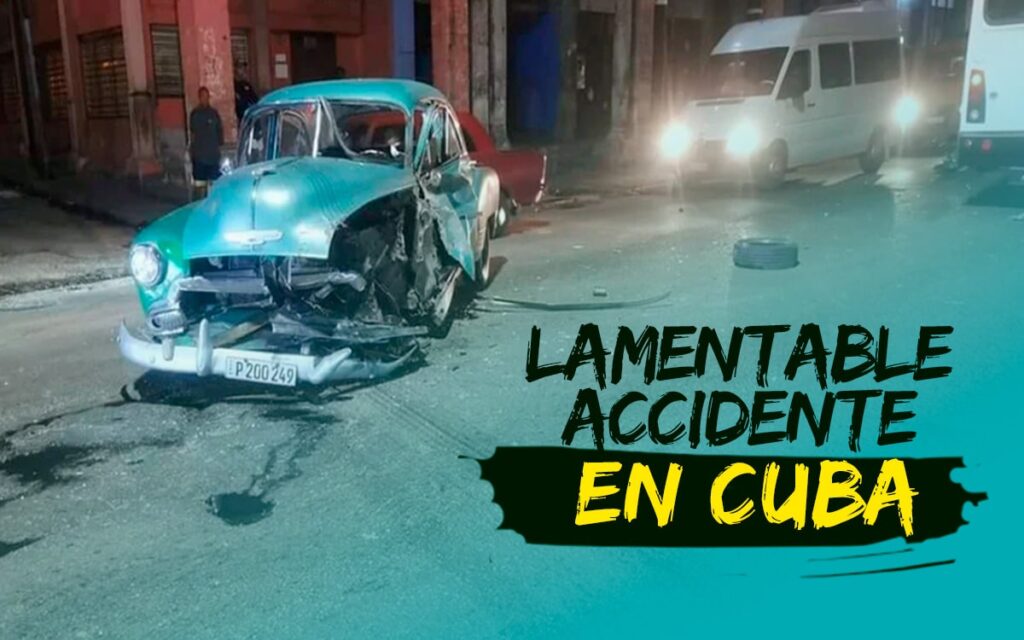 Aparatoso accidente de tránsito en La Habana