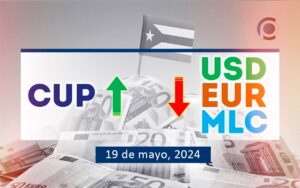 Mercado informal de divisas en Cuba este 19 de mayo