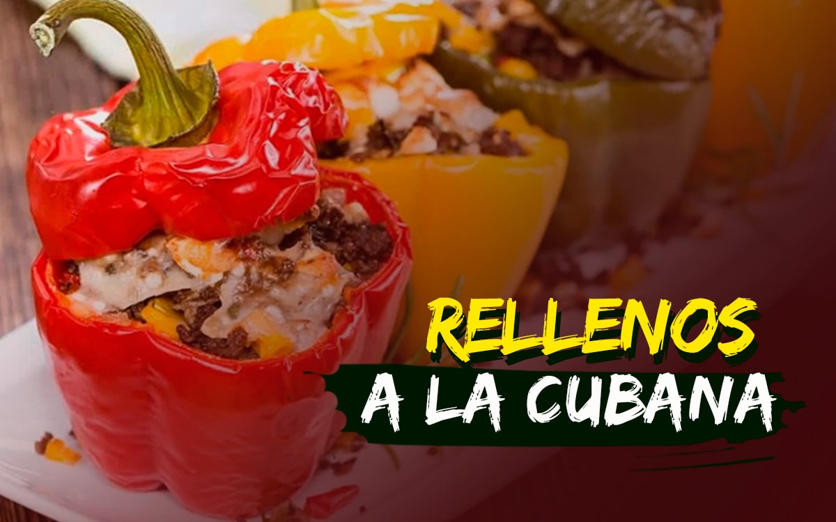 Ajíes Rellenos a la Cubana