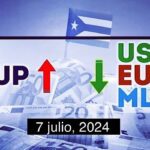COTIZACIÓN Dólar-Euro-MLC en Cuba hoy 7 de julio de 2024