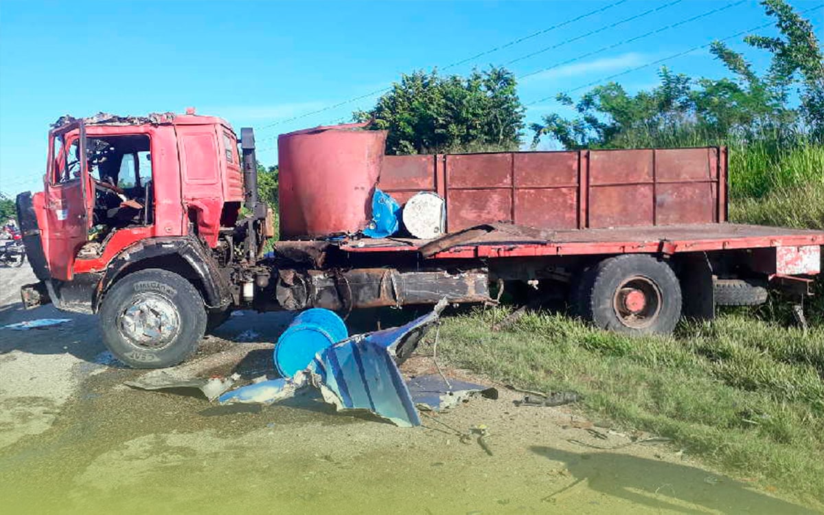 Accidente en Palma Soriano Cuba