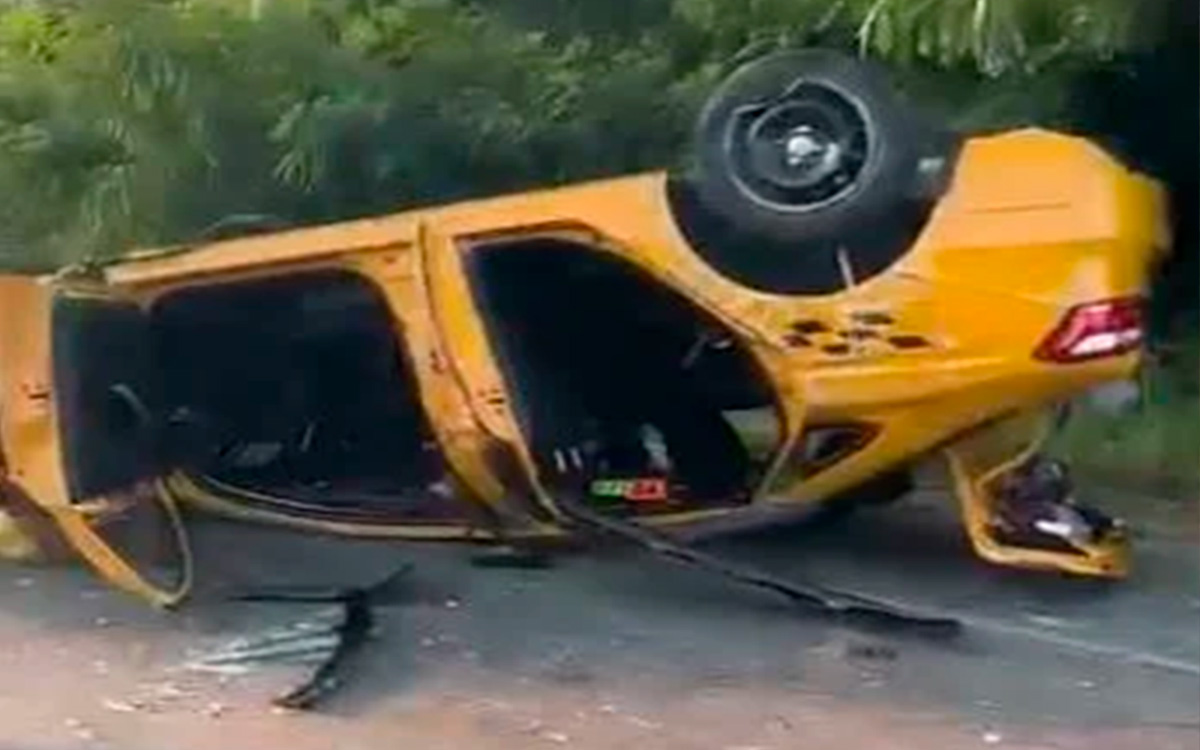 Accidente en Vía Blanca 