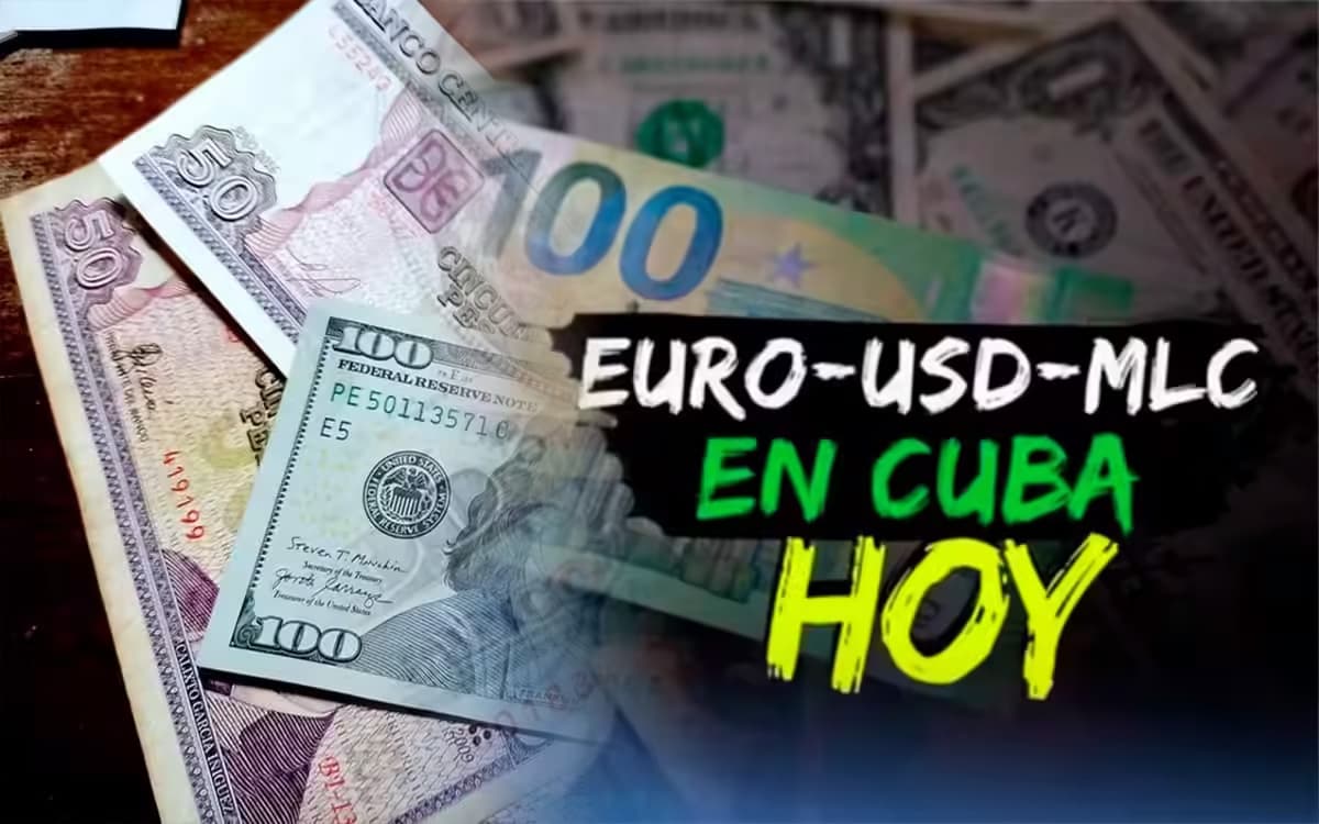 Aumento tasas cambio Dólar Euro MLC Cuba