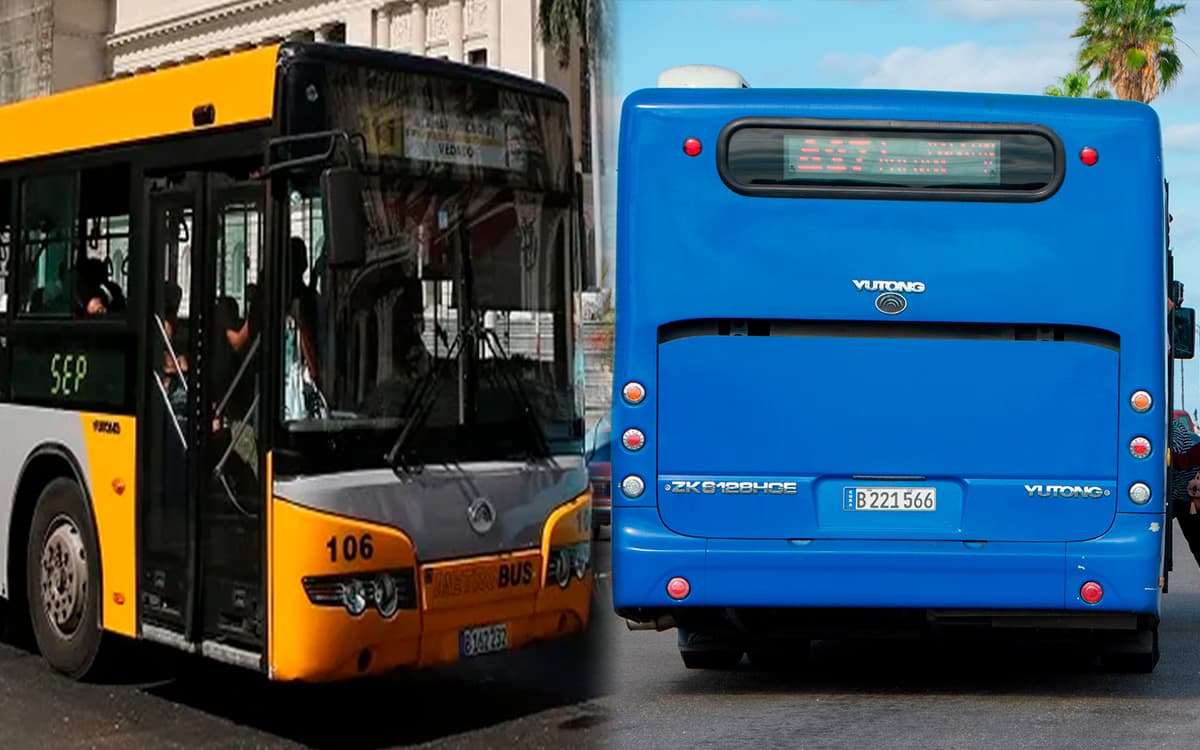 Cambios rutas transporte urbano habana