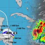 Depresión tropical sur Cuba