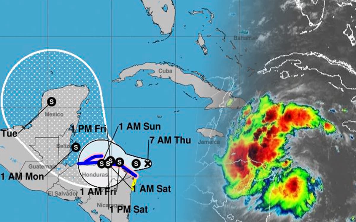 Depresión tropical sur Cuba