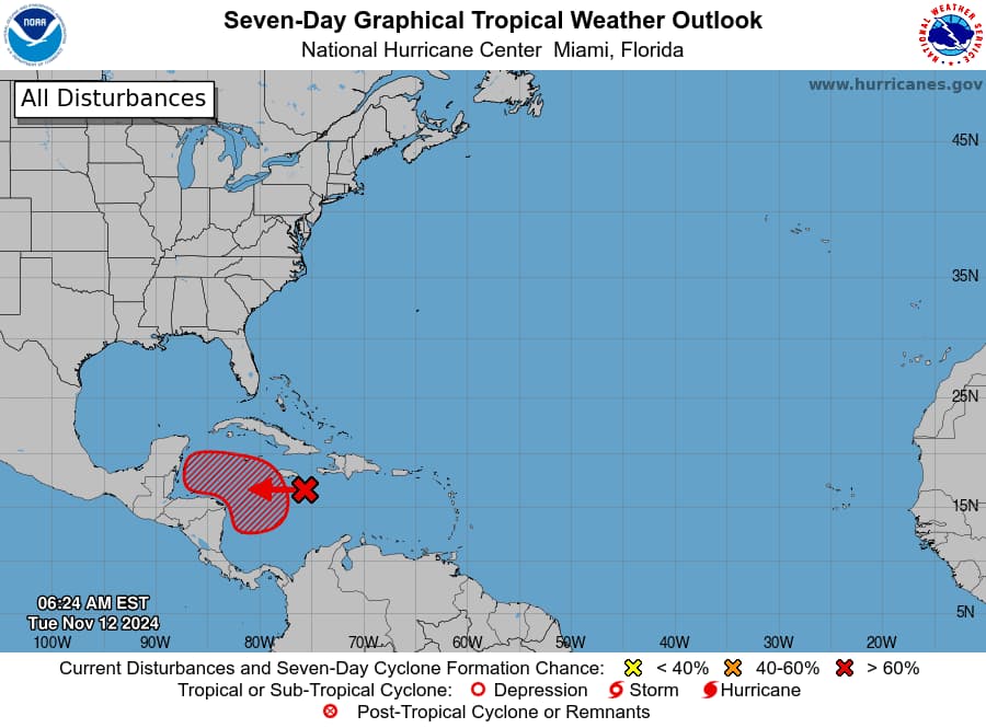 Instituto meteorología cuba monitoriza ciclón potencial 1