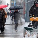 Tormenta Invierno Acción De Gracias EEUU