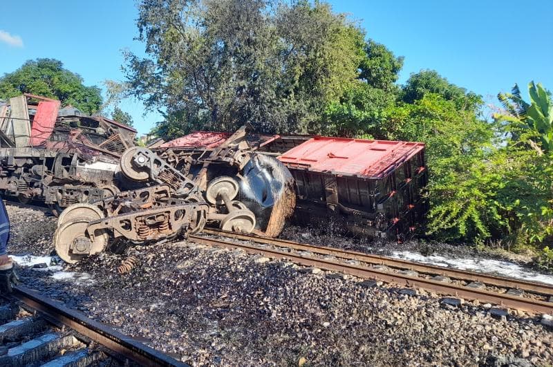 Choque de trenes en Sancti Spíritus Cuba (8)