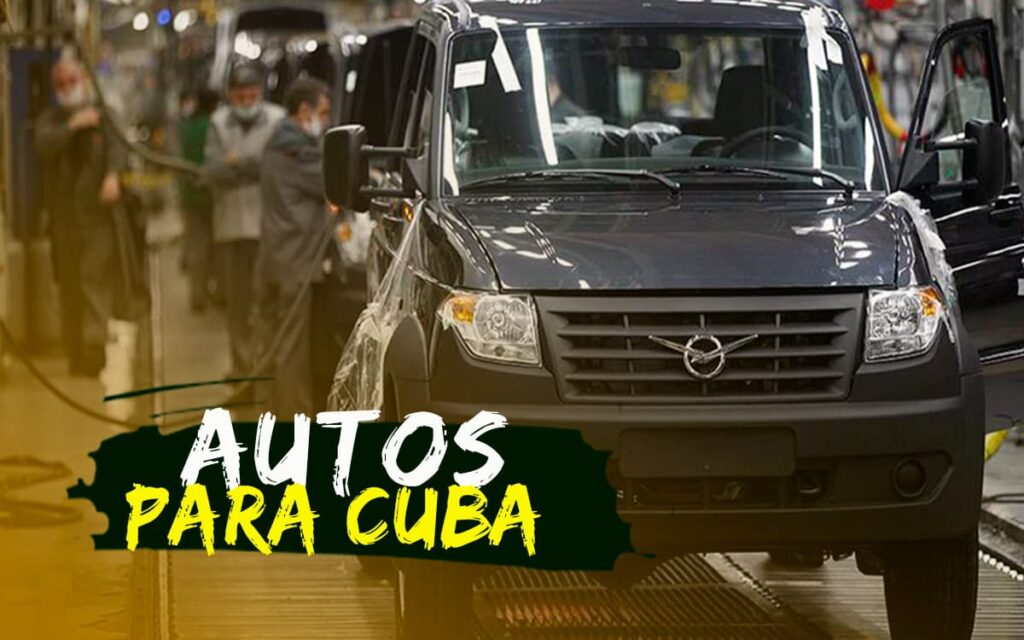 Dona Rusia a Cuba vehículos UAZ Patriot todoterreno