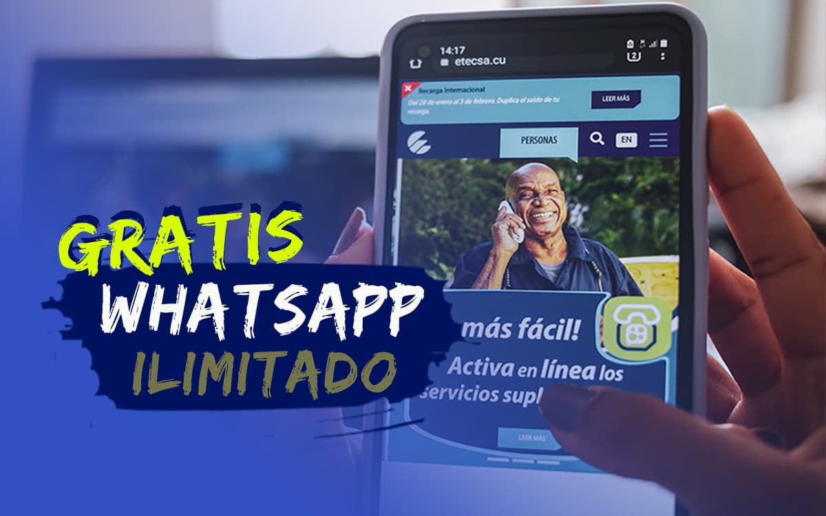 Etecsa bono 25 GB whatsapp gratis