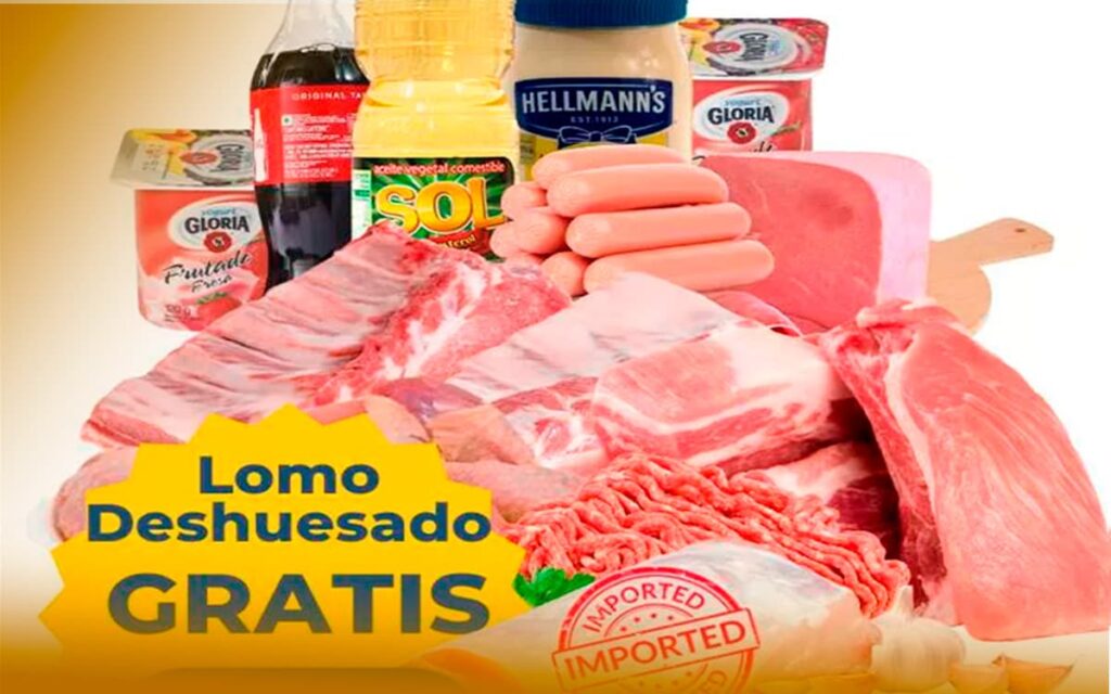 Lomo cerdo regalo combos enviar Cuba