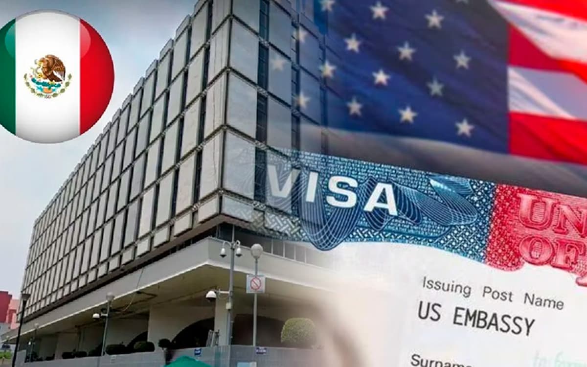 Reducción espera visas embajada EEUU México