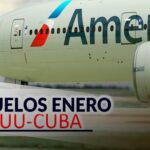 Cronograma vuelos EEUU Cuba enero 2025