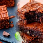 Brownie bajo en calorías San Valentín