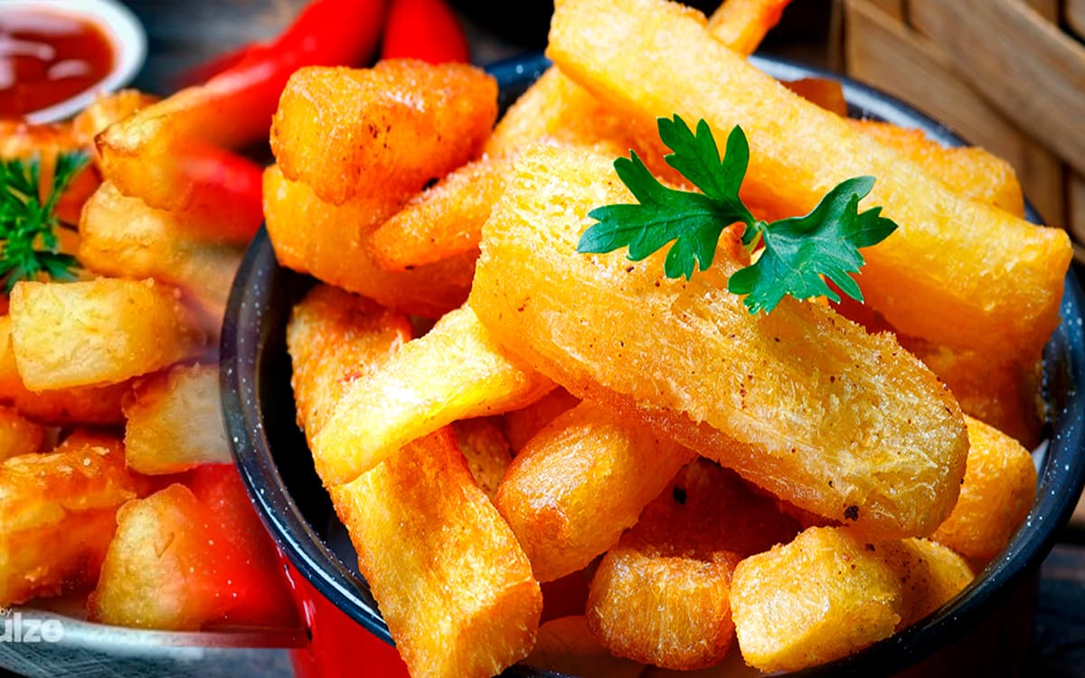 Receta yuca frita