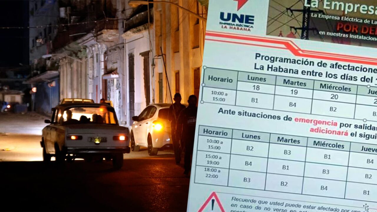 Calendario apagones la habana 2025