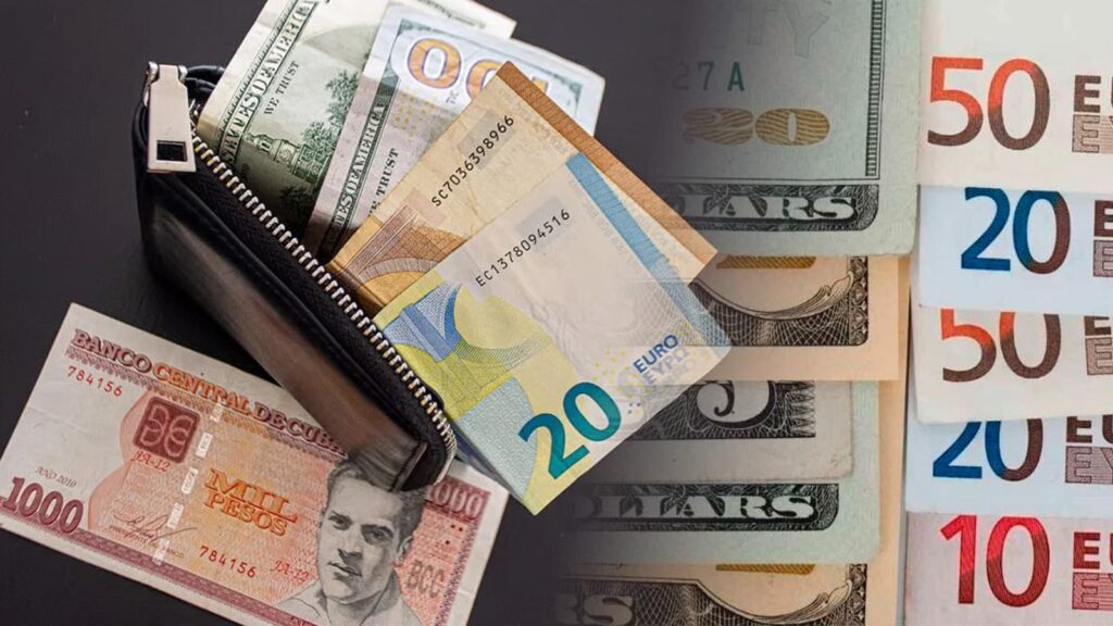 Dólar euro MLC en Cuba hoy mayo