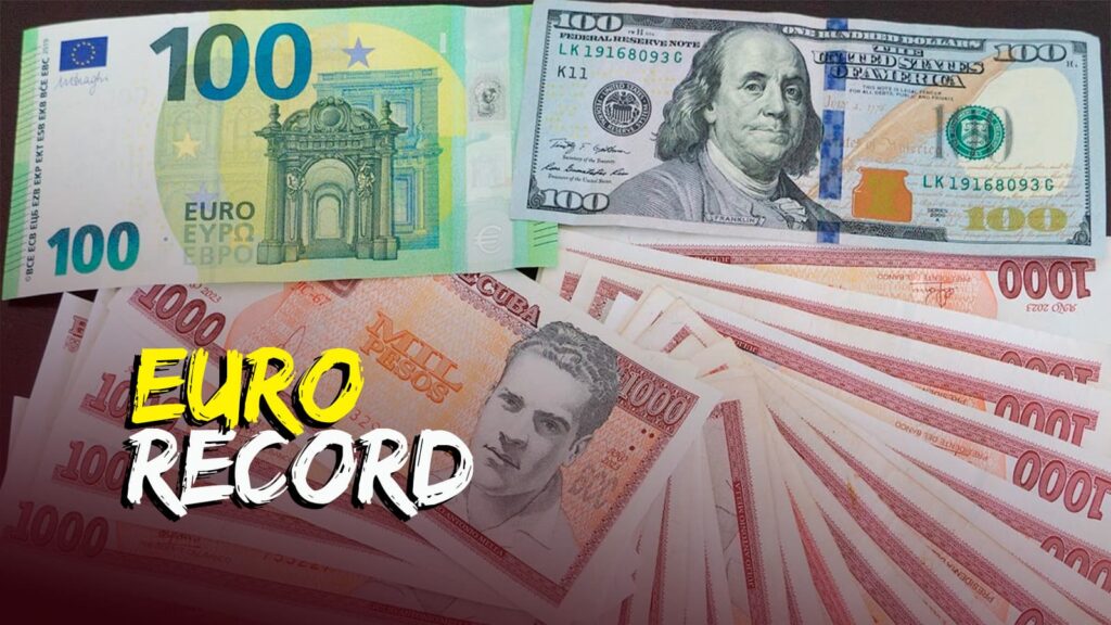 Euro supera al dólar en mercado informal Cuba
