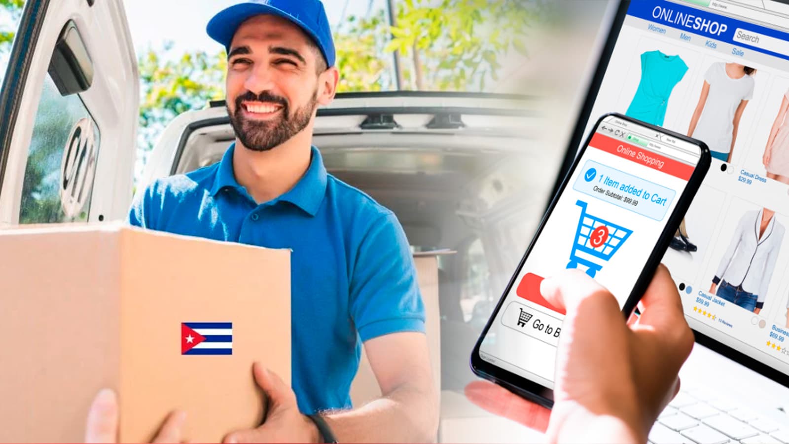 Tiendas online envían a Cuba junio 2025