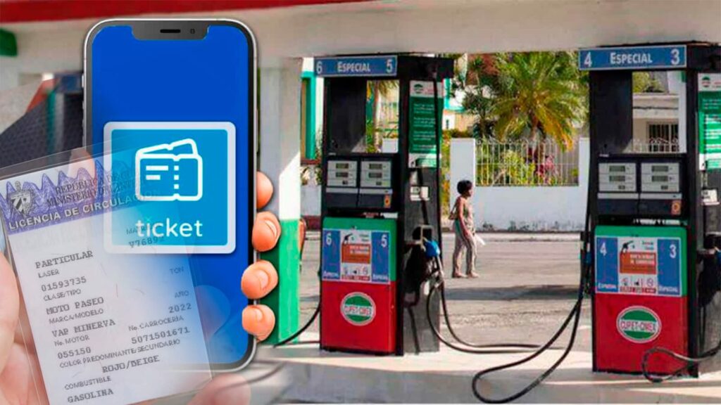 Aplicación ticket combustible Cuba